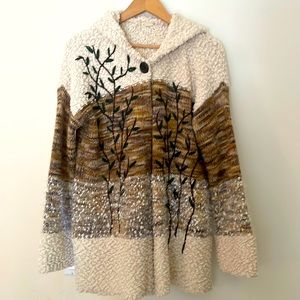 Anthro Moth sweater coat